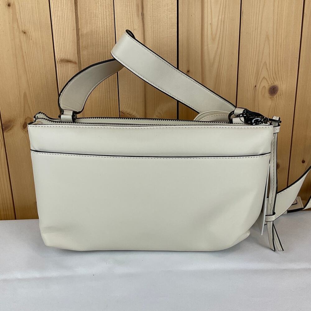 DKNY Ellis Tri Comp Crossbody Purse - Ivory, about 7x11x2 inches - Picture 2 of 11
